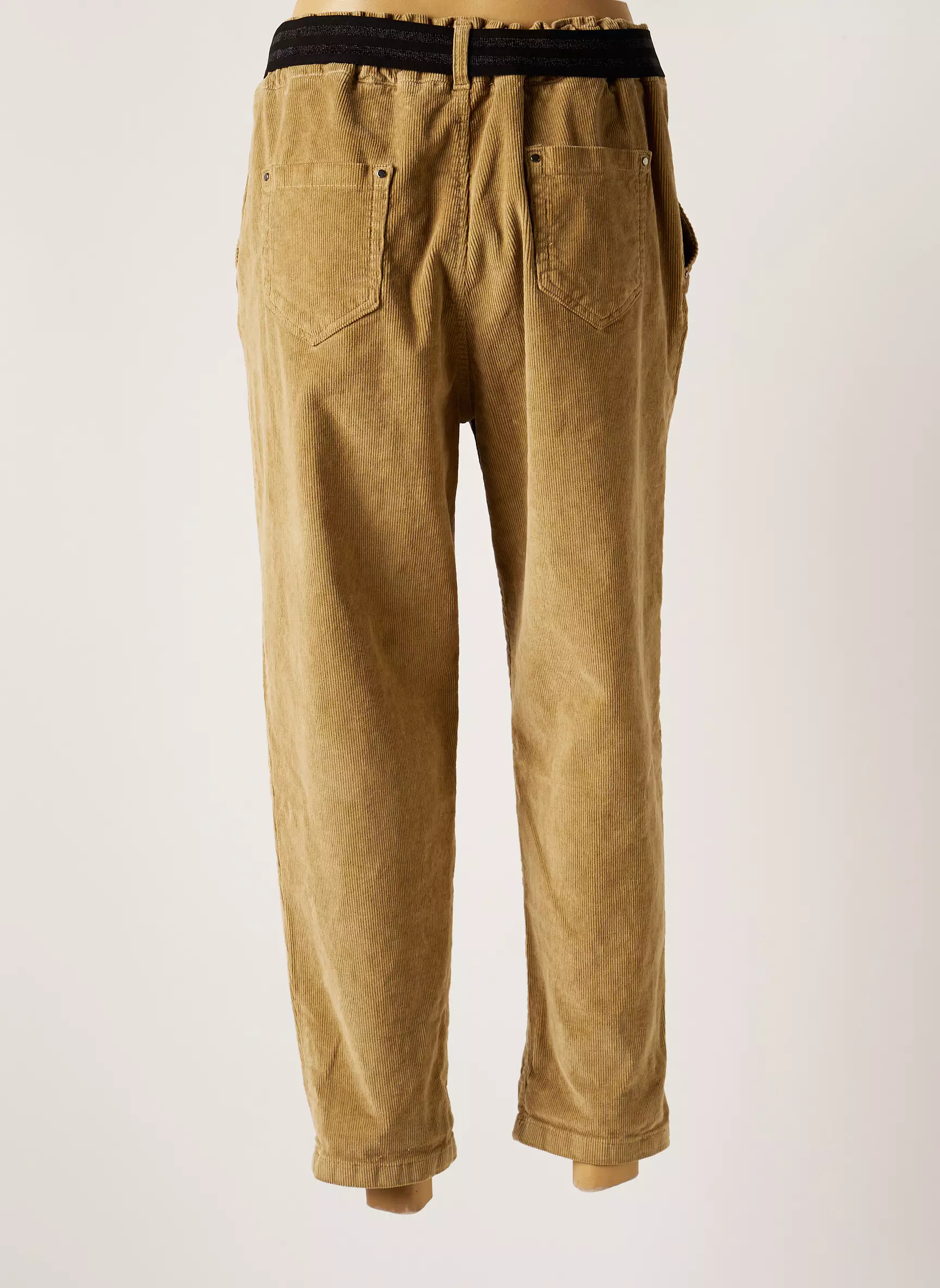 Mcp Pantalons Droits Femme couleur marron