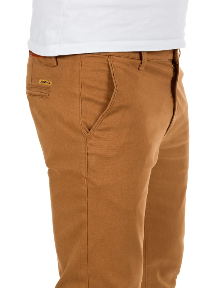 Yazubi Chinohose Dustin in Camel günstig kaufen
