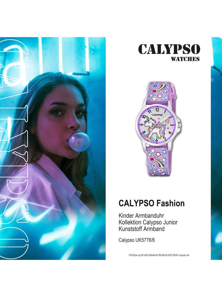 Calypso Analog-Armbanduhr Calypso Junior lila klein (ca. 27mm) günstig kaufen onesize