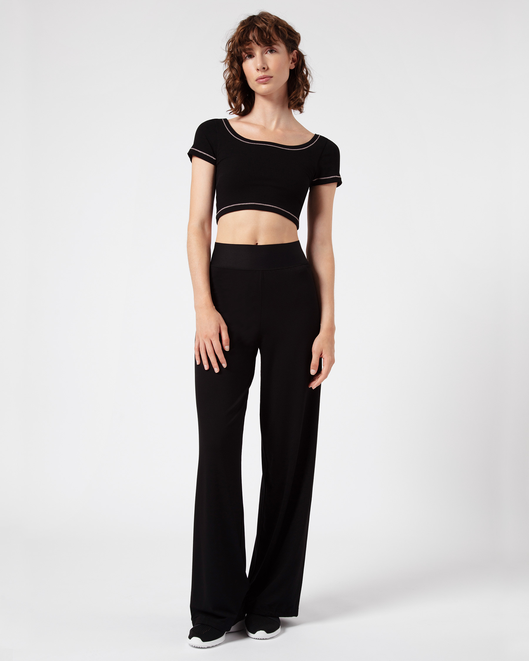 Ribbed short top