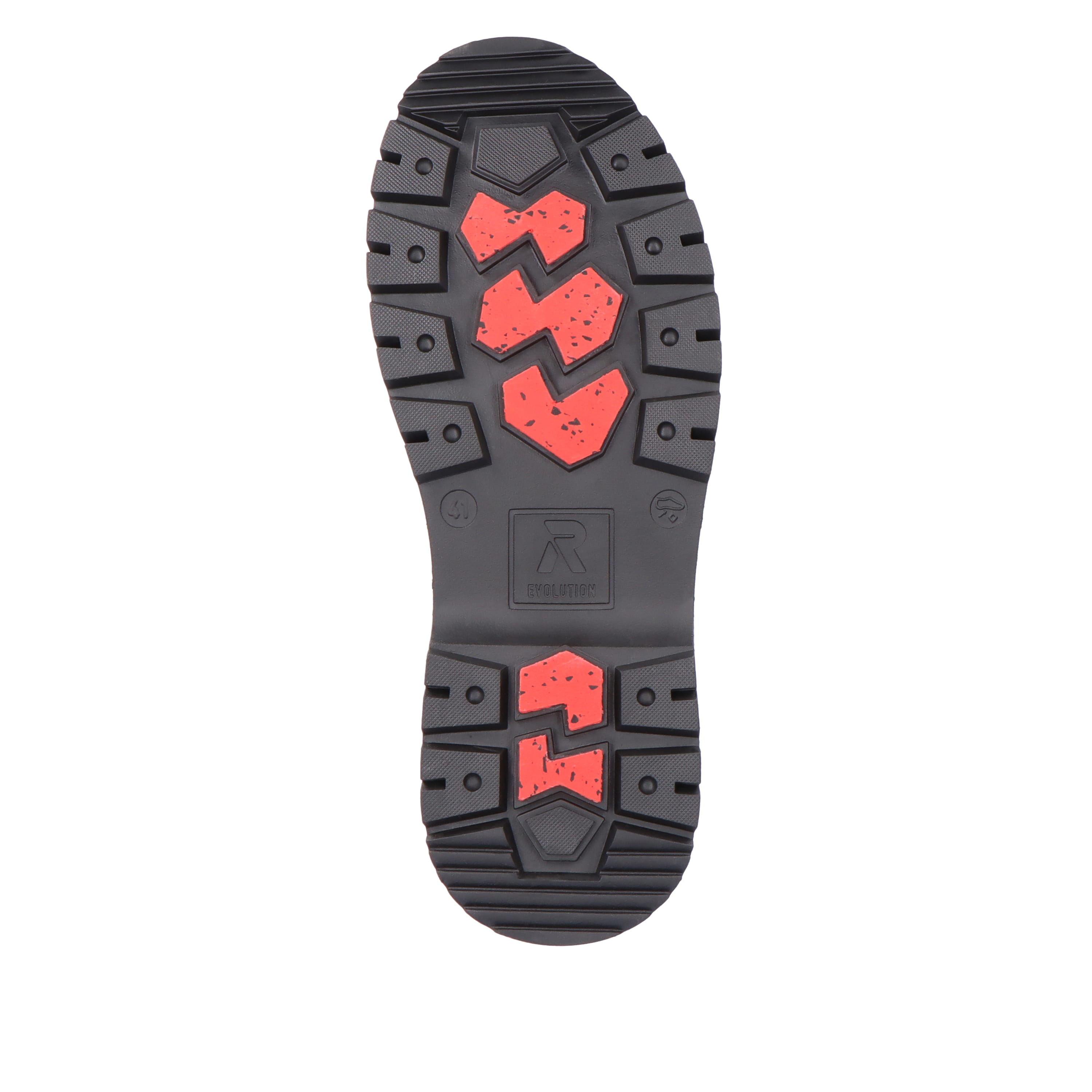 Rieker Herren Schnürstiefel deep black