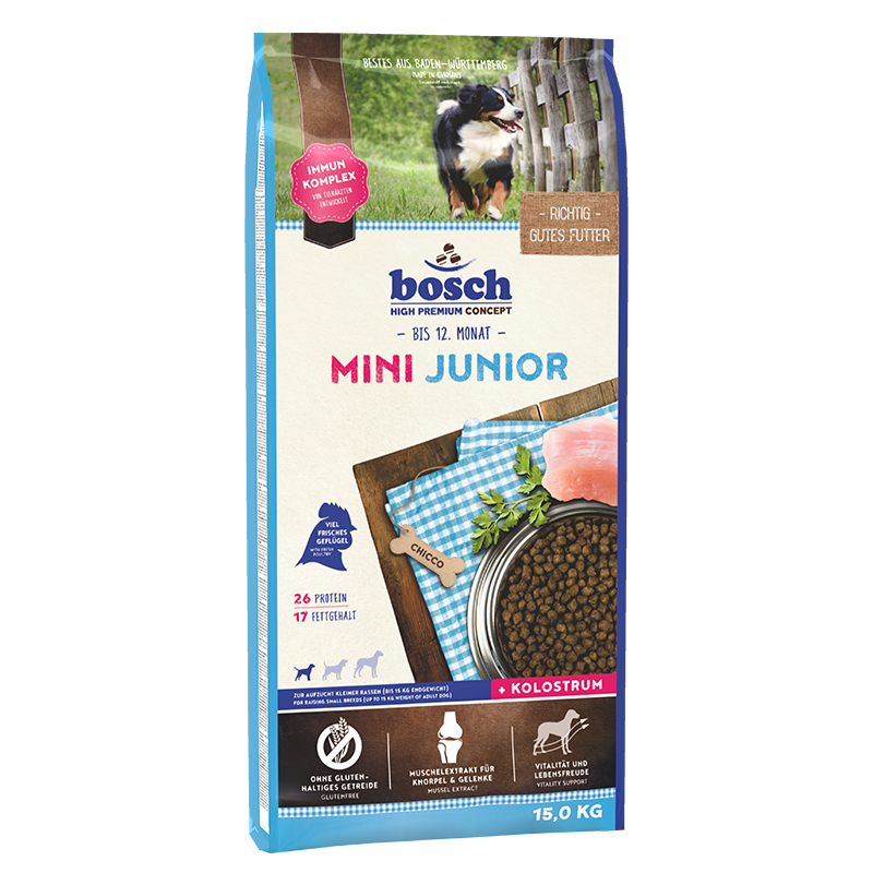 bosch Hundetrockenfutter bosch Mini Junior Geflügel 15 kg
