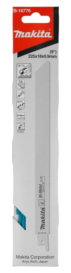 Akcesoria Makita B-16776 Brzeszczot do piły szablastej 225 mm Bimetal 5 sztuk