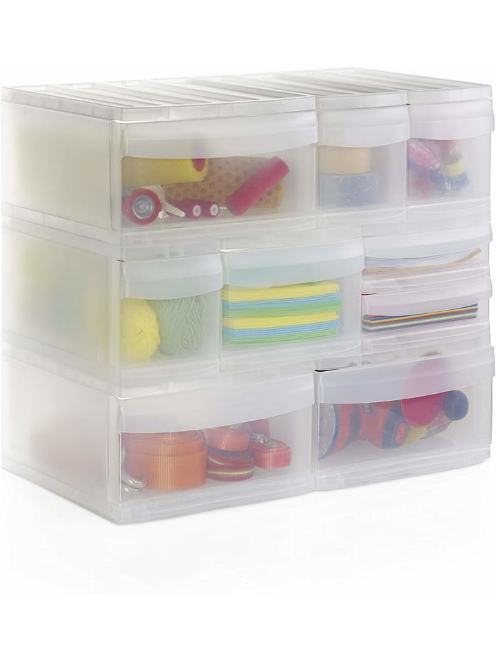 Rotho Systemix Schubladenbox mit 7l Schub, Kunststoff (PP) in Transparent günstig kaufen onesize