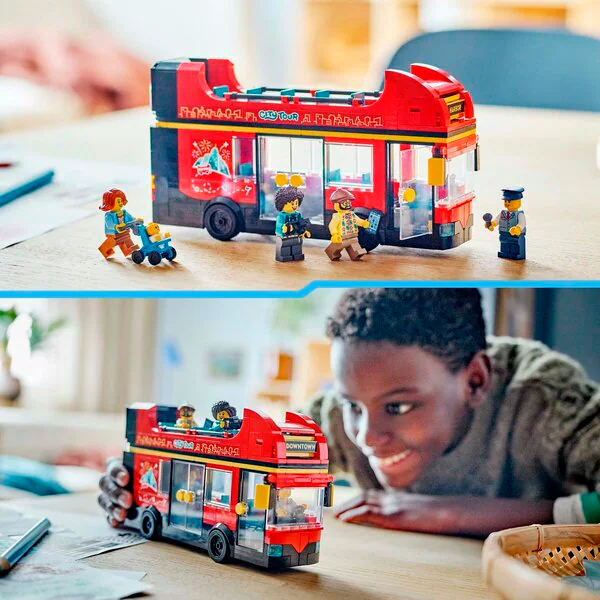 LEGO City 60407 Punainen turistibussi