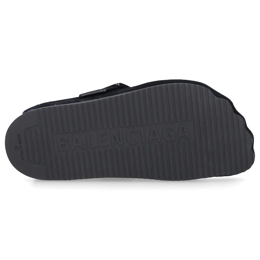 Balenciaga - Herrenschuhe Sunday Mule Veloursleder - schwarz