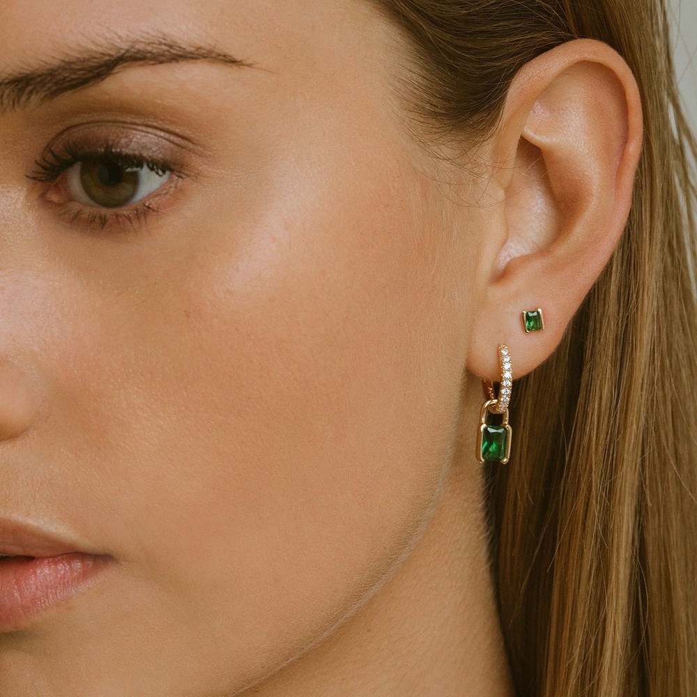 Sif Jakobs Jewellery Créoles 925 Argent Boucles d'oreilles