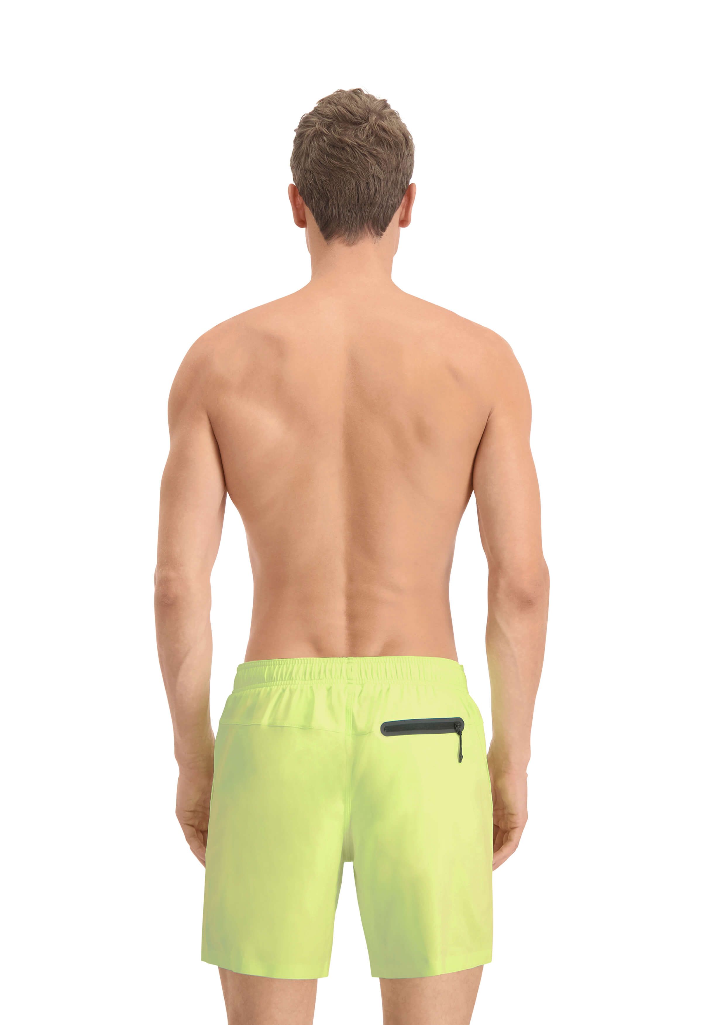 PUMA mittellange Frizzy Yellow Badehose