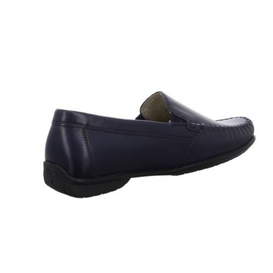 SIOUX Mokassins blau Slipper bequem