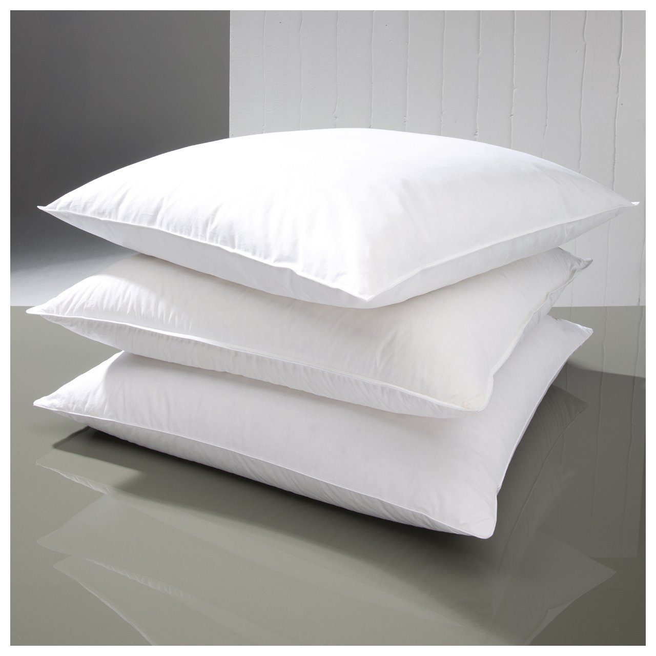 Federkopfkissen Exclusive Light 3-Kammer-Kopfkissen, Blank Home