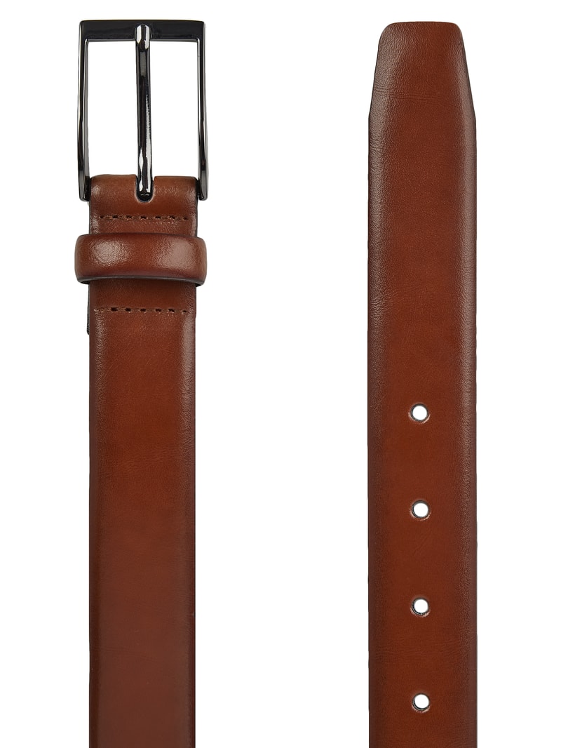 Gürtel im Vintage-Look in haselnuss braun