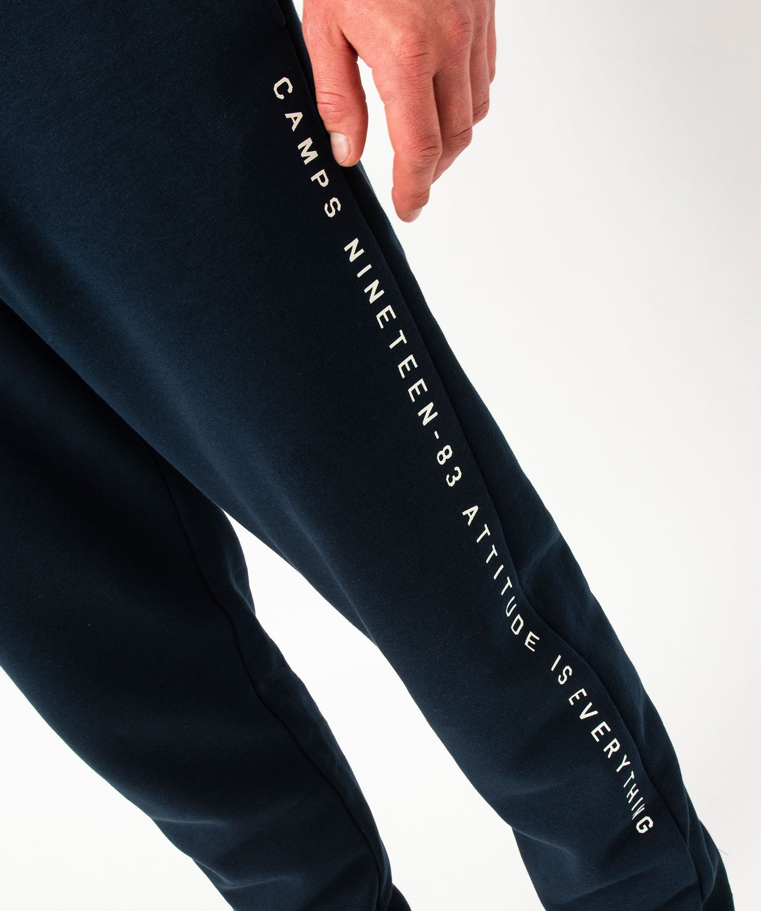 Pantalon de jogging en molleton douillet homme - Camps United bleu fonce | GEMO