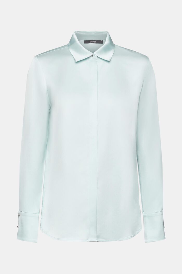Bluse in Satinoptik