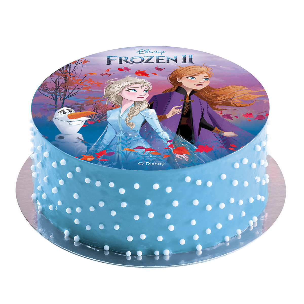 Essbare Tortenaufleger   Frozen II Elsa, Anna, Olaf 20cm