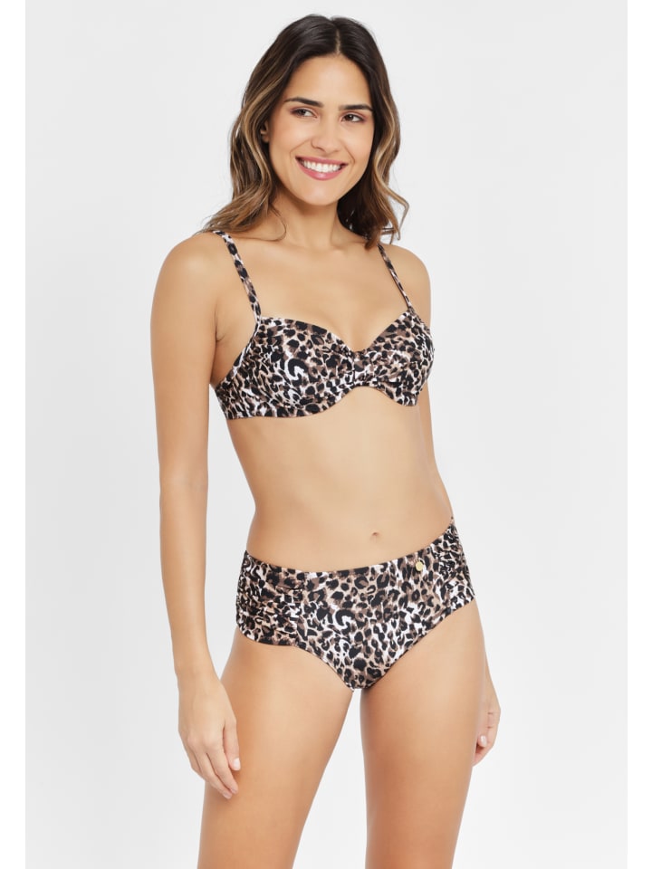 LASCANA Bügel-Bikini in braun-bedruckt günstig kaufen