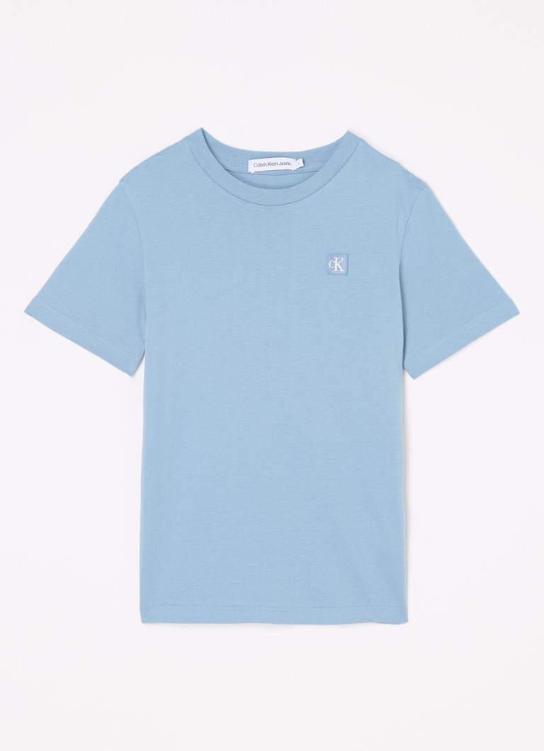 Tricou Calvin Klein cu logo brodat