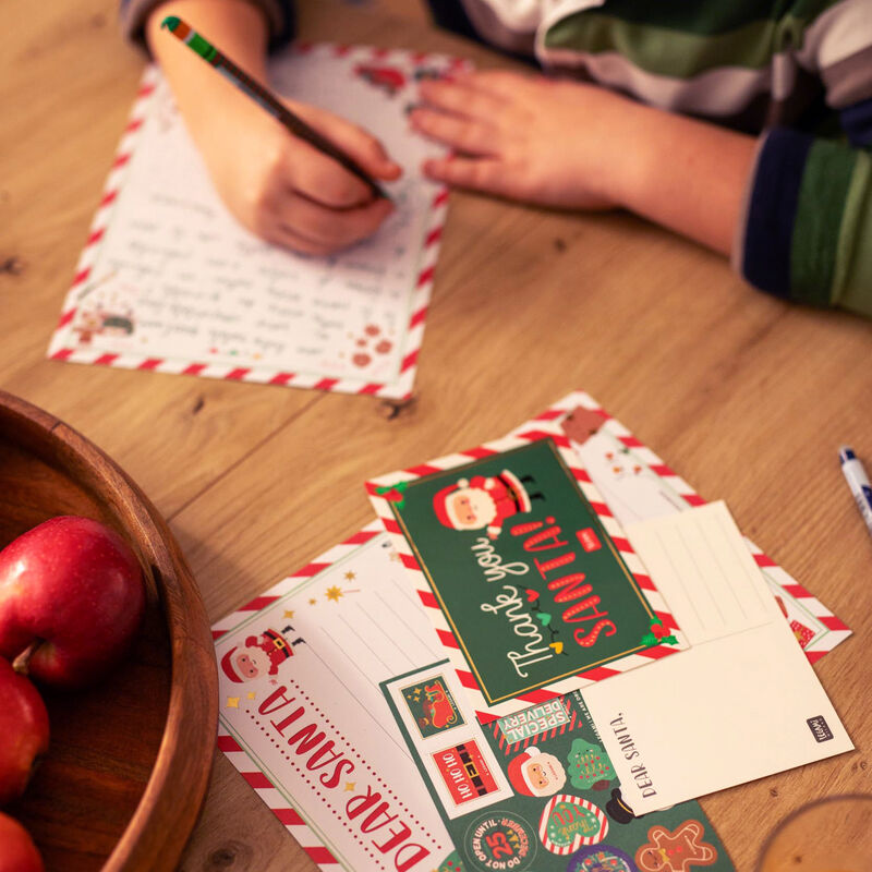 Listo para escribir una carta a Papá Noel
