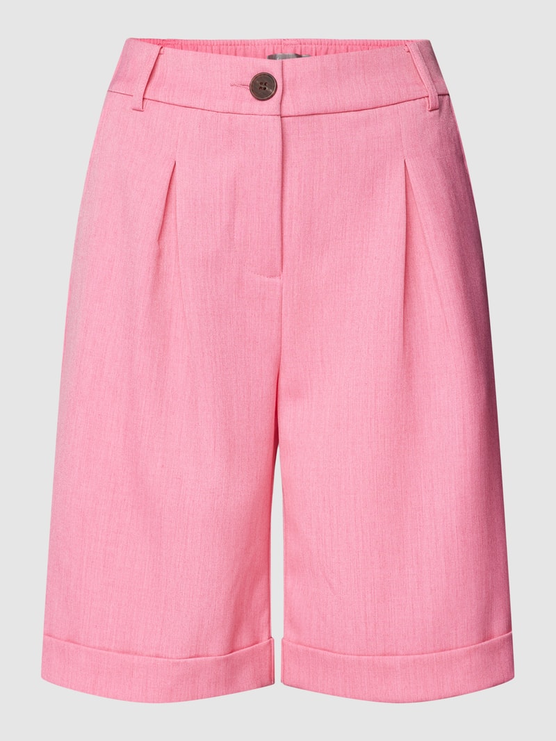 Bermudas mit französischen Eingrifftaschen Modell 'Milena' in pink