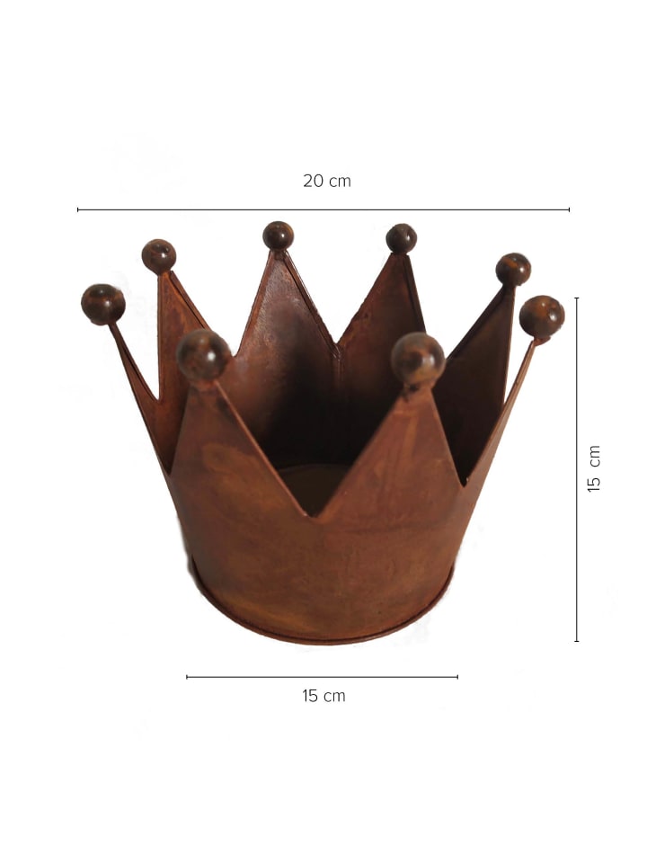 UNUS 3er Set Rostkronen in Braun günstig kaufen onesize