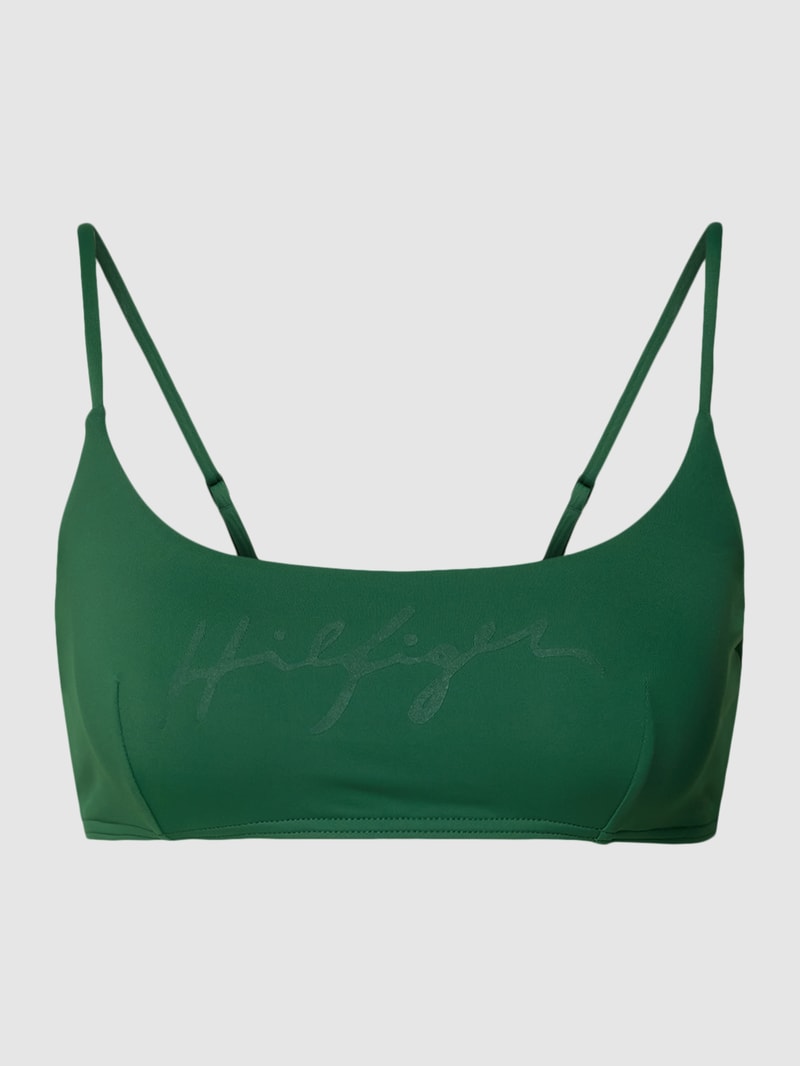 Bralette mit Hakenverschluss in dunkelgrün