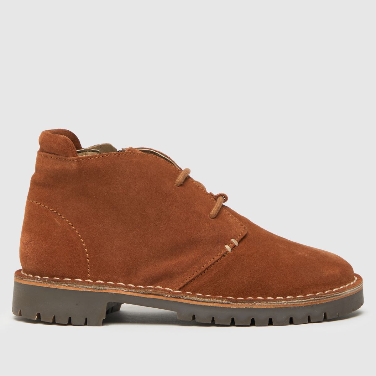 schuh barna, kényelmes, fűzős fiú junior csizma