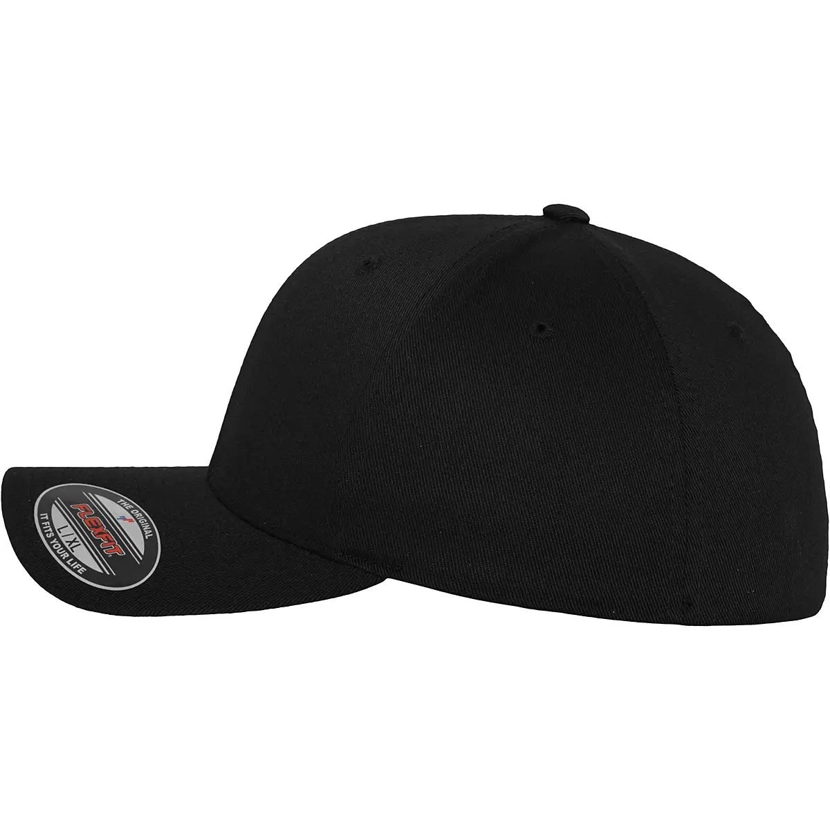 Flexfit Wooly Combed Cap schwarz/grau