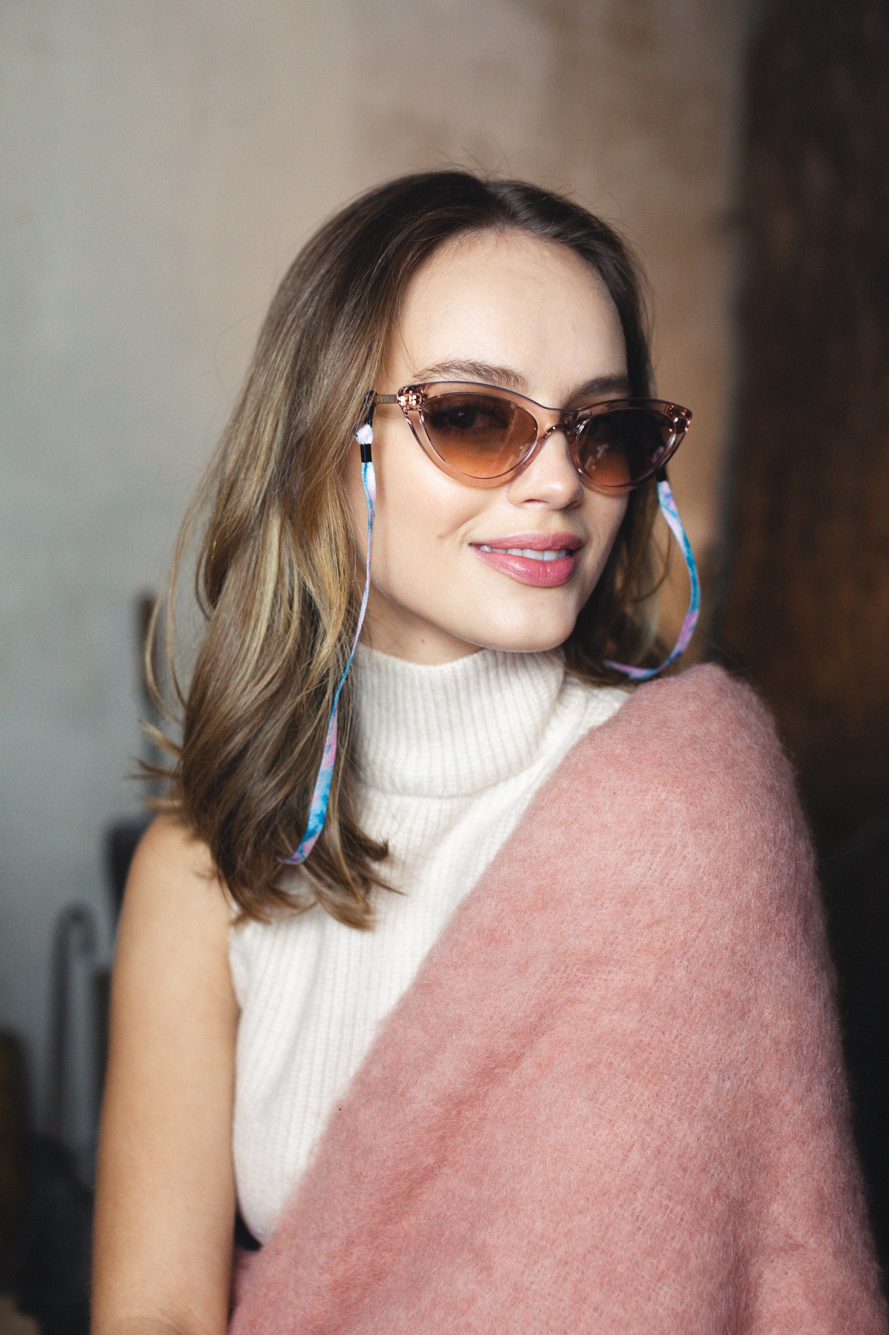 GERNEO Brillenband GERNEO® - Amsterdam – Brillenband Stoff – Maskenband - extra lange, für Sonnenbrillen & Lesebrillen diverse Farben Brillenhalter Schwarz