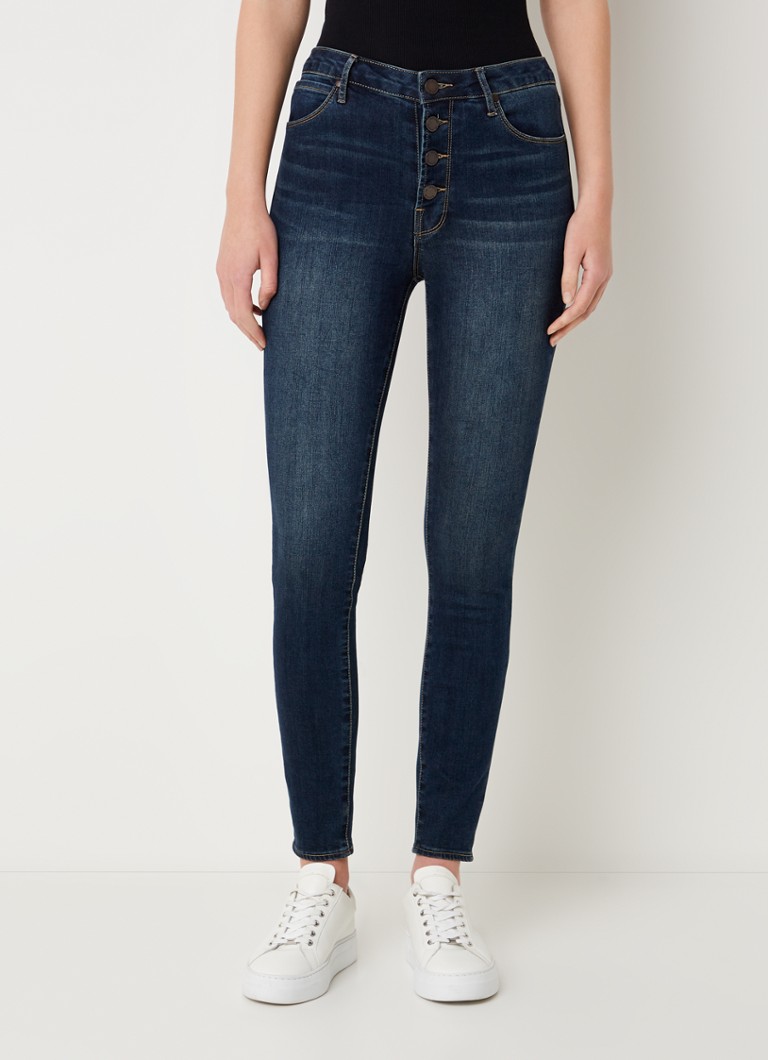 Articles Of Society Britney mid waist skinny jeans with dark wash