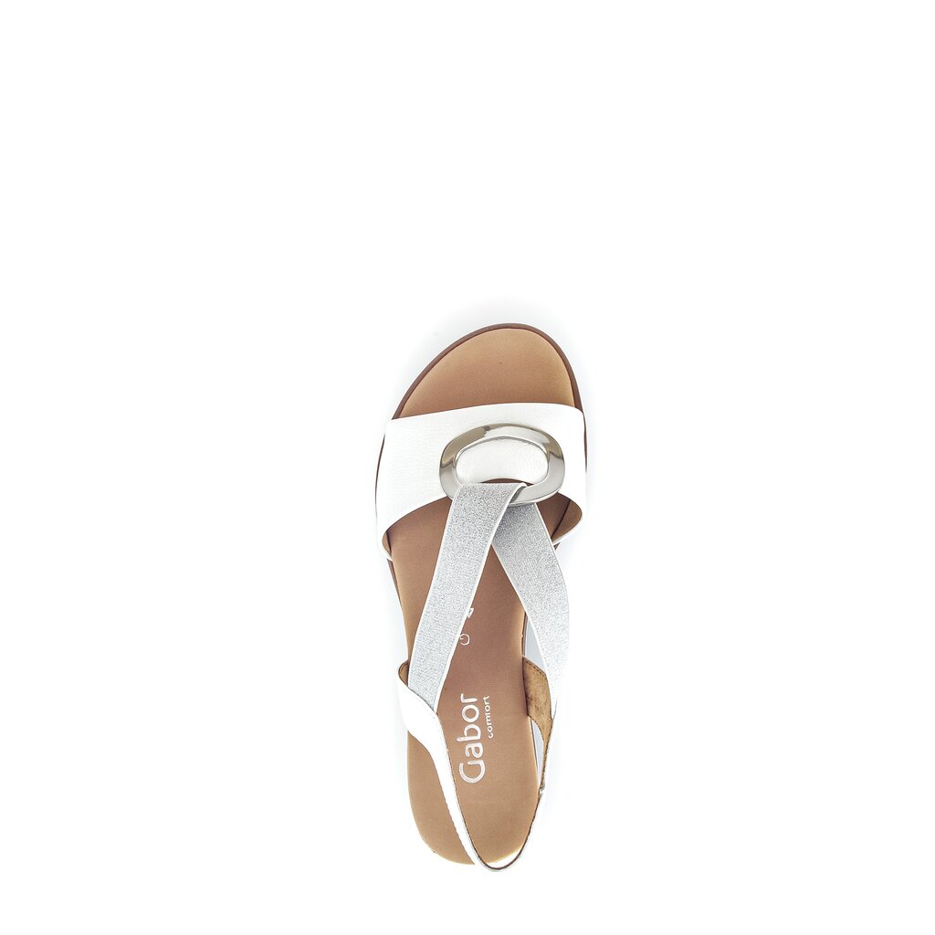 Gabor comfort Keilsandalette weiß