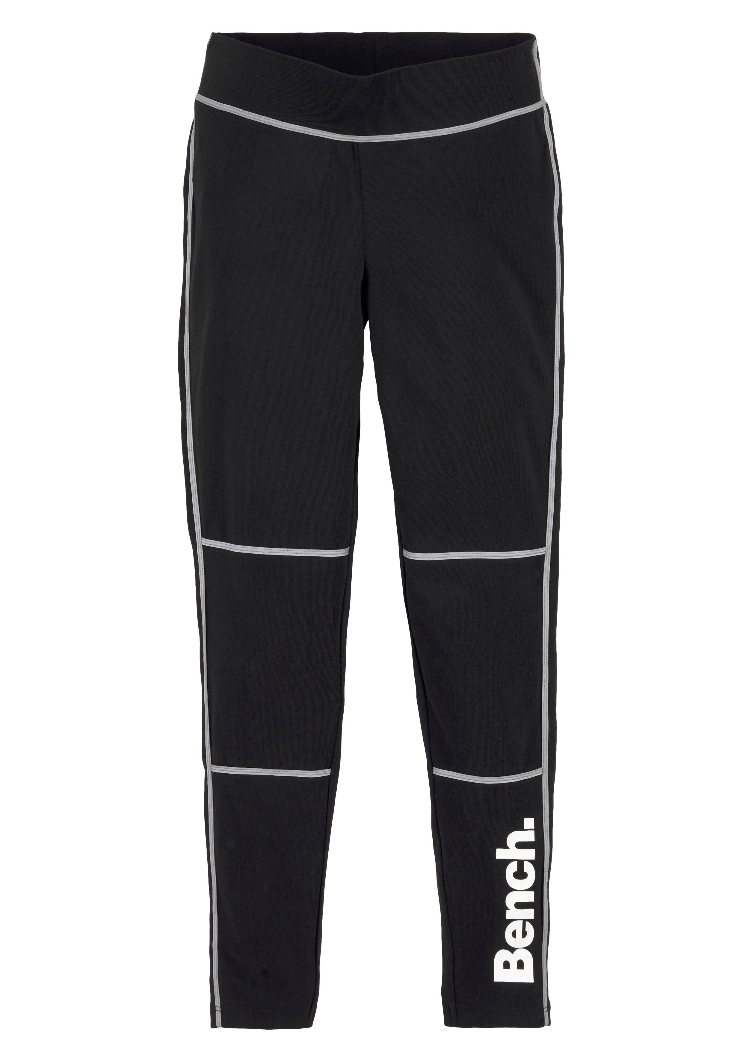 Bench. Leggings REFLECITV-Mit reflektierenden Streifen und Logodruck
