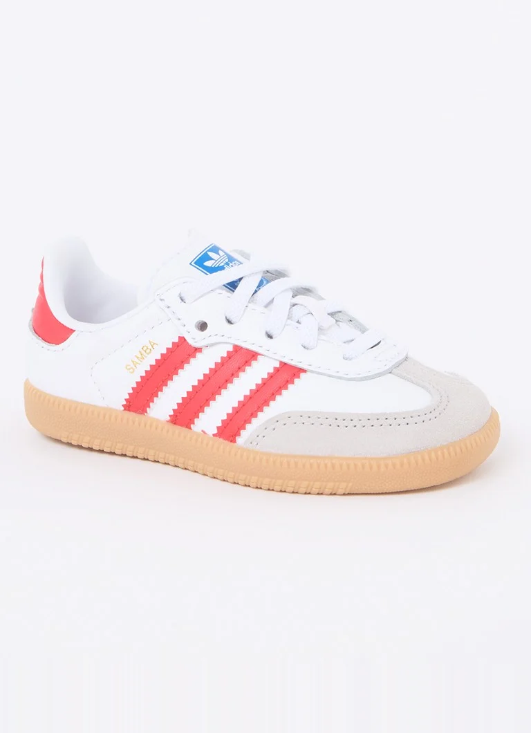 Adidas Samba OG nahkalenkkarit mokkanahka yksityiskohdilla