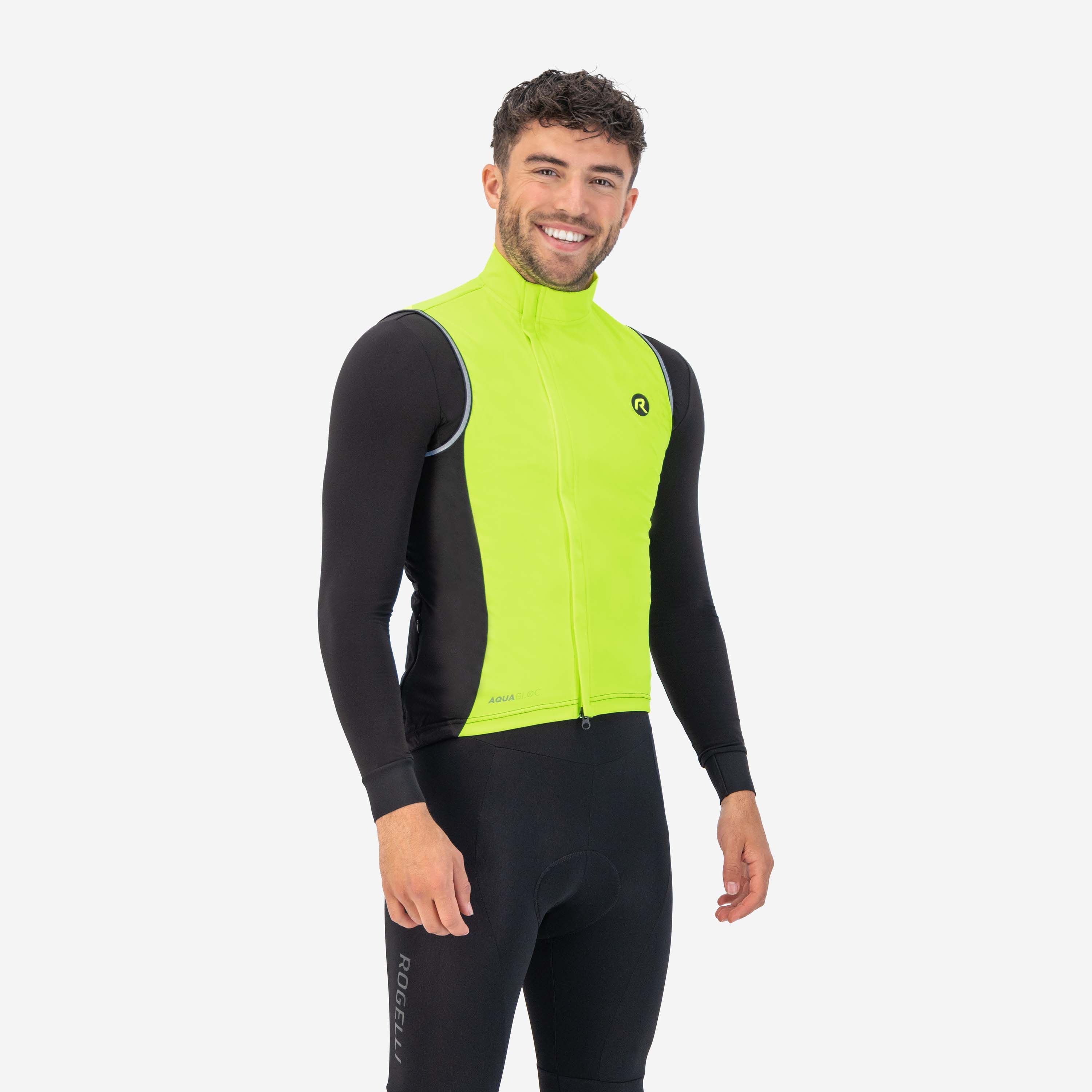 Rogelli Essential Fluor Herren Fahrradweste