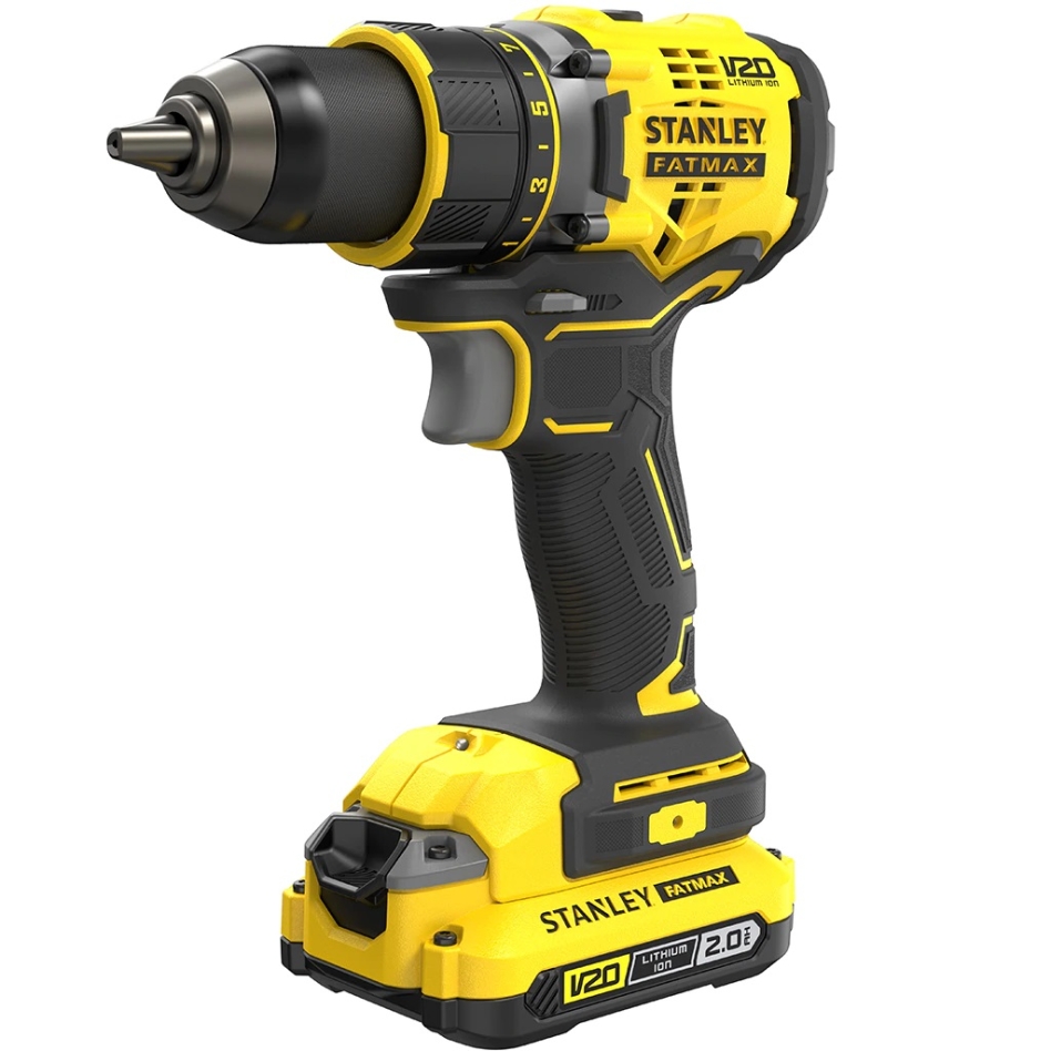 Máquina de cortar grama Stanley SFMCD720D2K Fatmaxx V20 Accu 18V 2.0Ah sem escovas