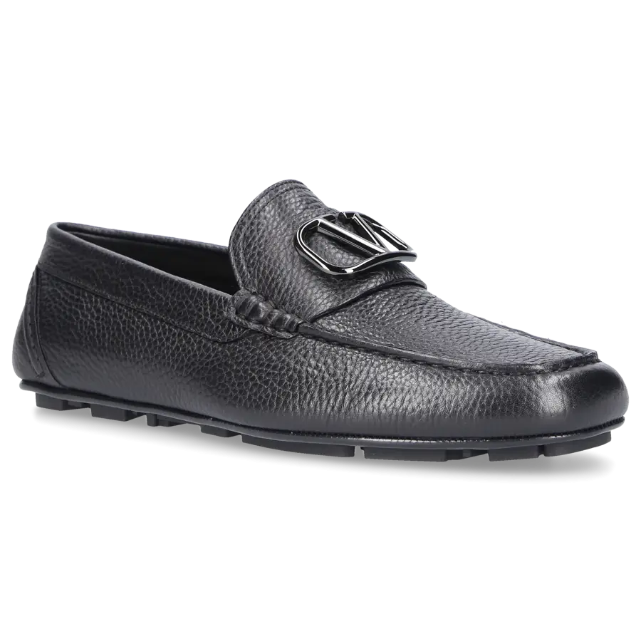 Valentino Garavani - Loafer VLOGO Kalbsleder - schwarz