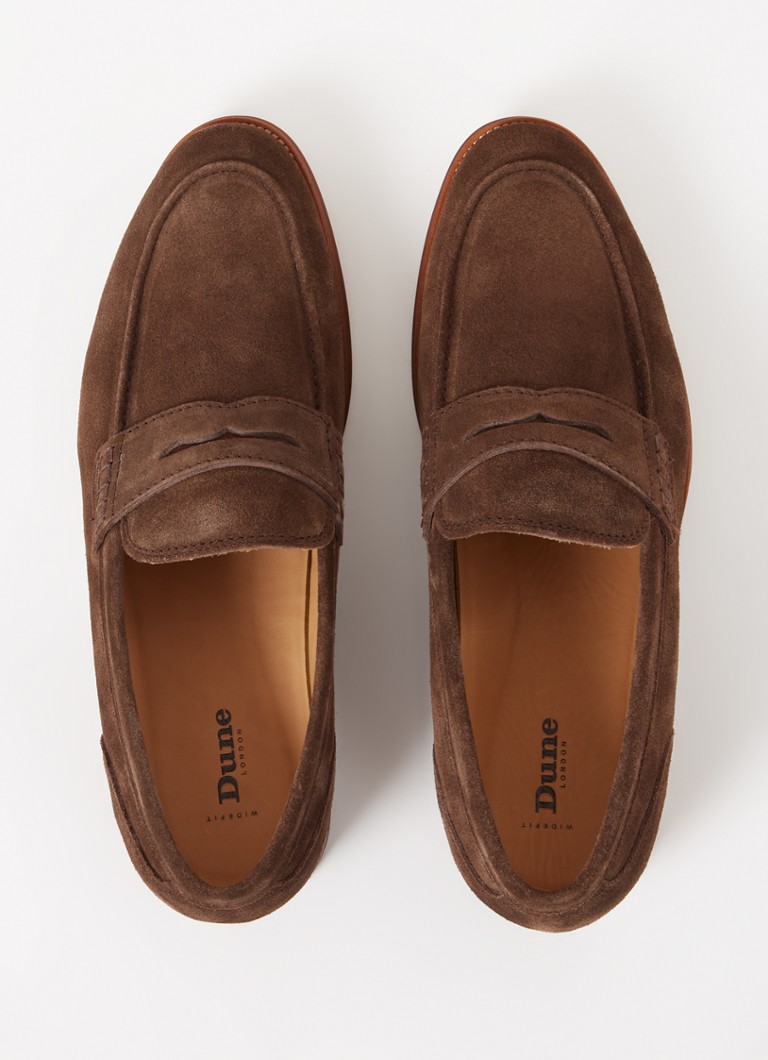 Dune London Wide Fit Sulli mokasīni no ādas