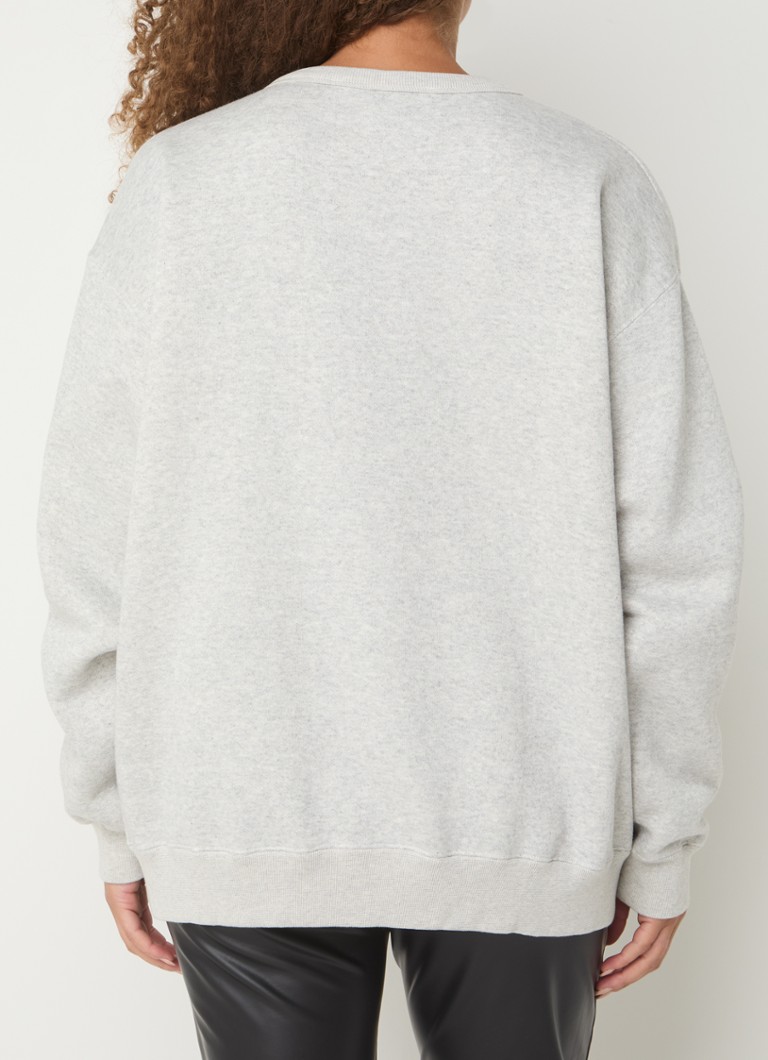 Maglione oversize 10DAYS Raw Edge Statement con logo ricamato
