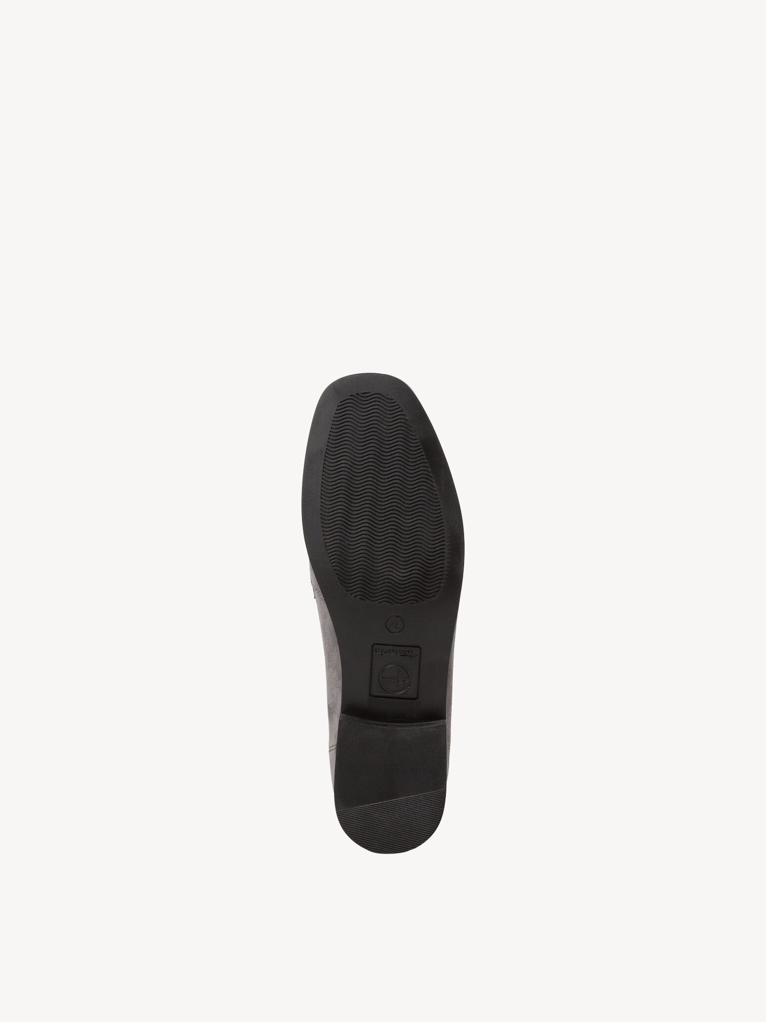 Slipper en cuir - gris