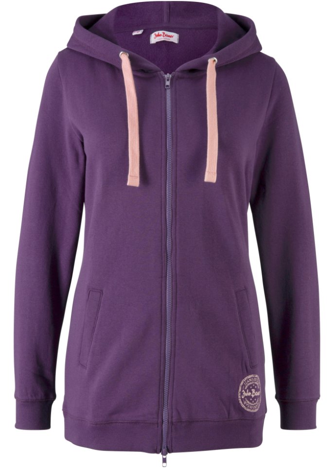 Long-Sweatjacke