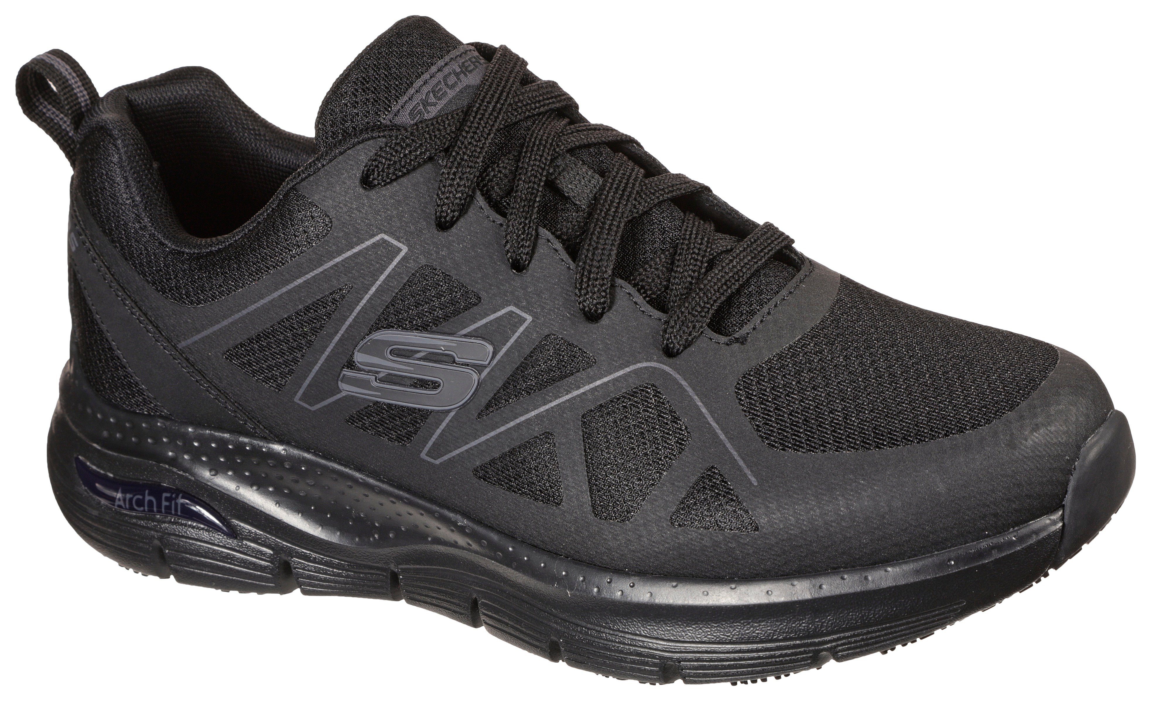 Skechers ARCH FIT SR Berufsschuh mit gepolstertem Schaftrand