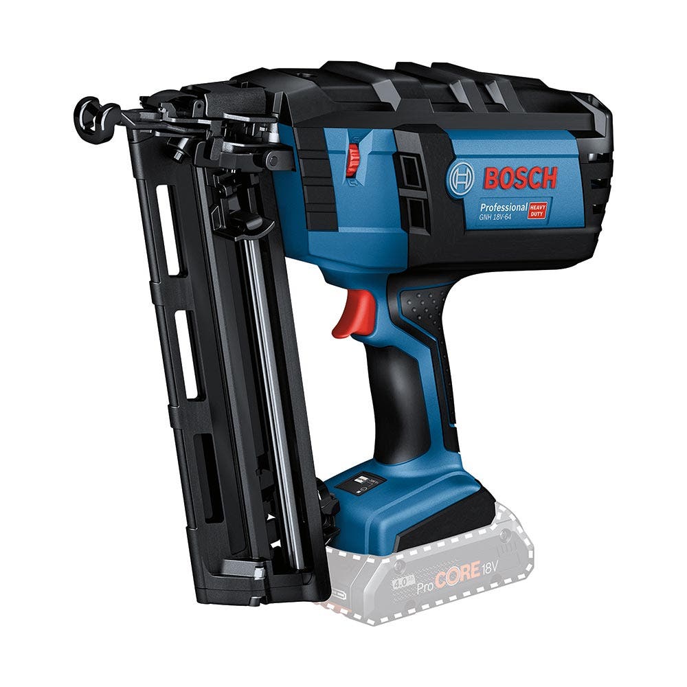 Pregador pneumático de acabamento de pele BOSCH 18V 32-64mm GNH 18V-64 M 0.601.481.040