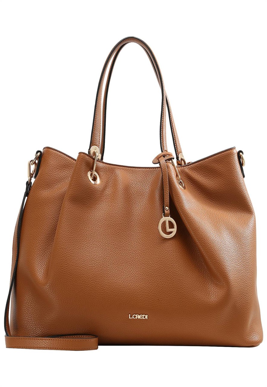 L. CREDI Handtaschen braun