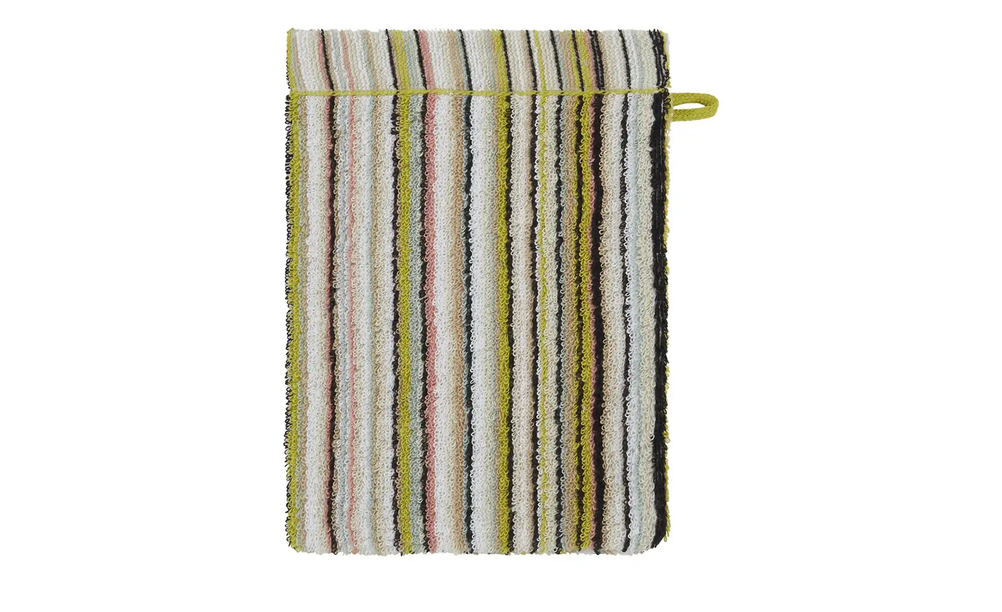 como Waschhandschuh Jacquard Streifen