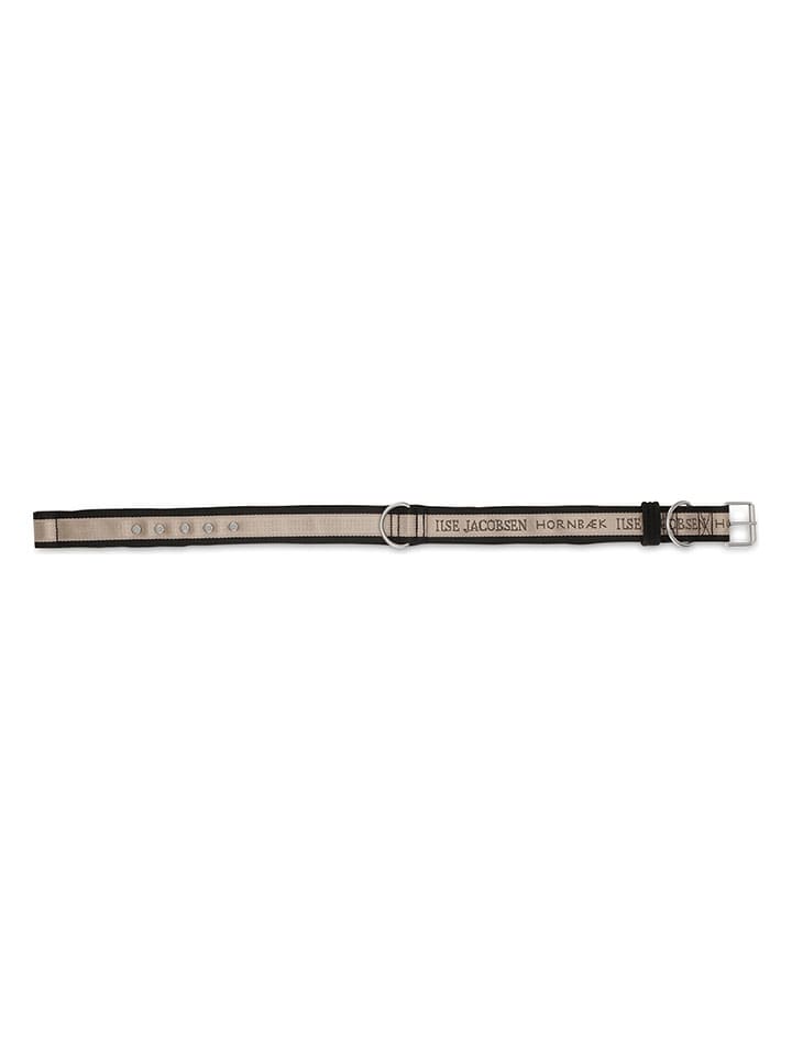 VOV & VUF Hundehalsband in Schwarz/ Creme günstig kaufen 73 cm