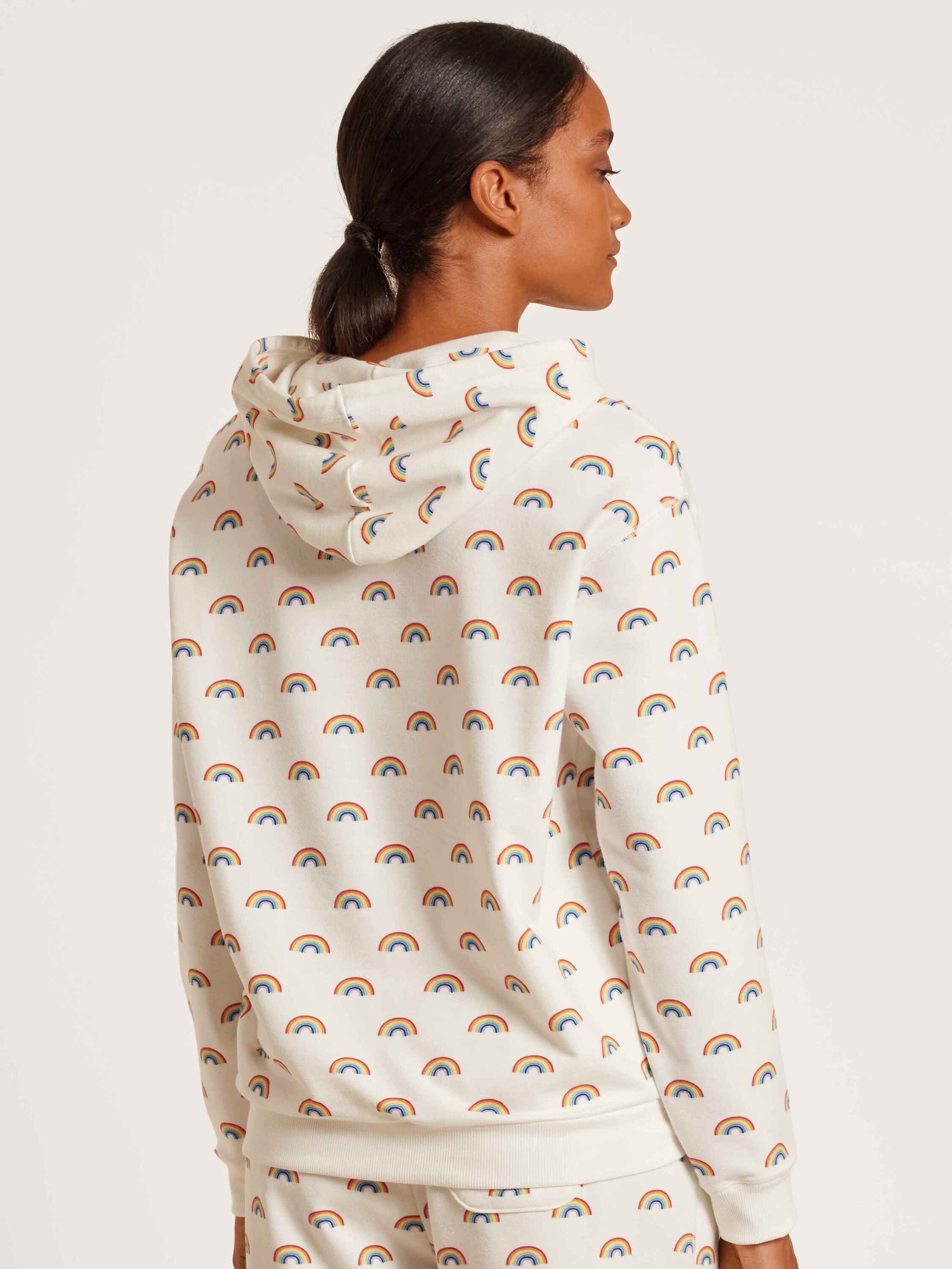 CALIDA Rundhalspullover Sweatshirt mit Kapuze (1-tlg)