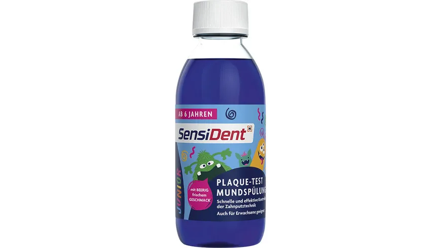 SensiDent Mundspülung Plaque Test Junior 200 ml
