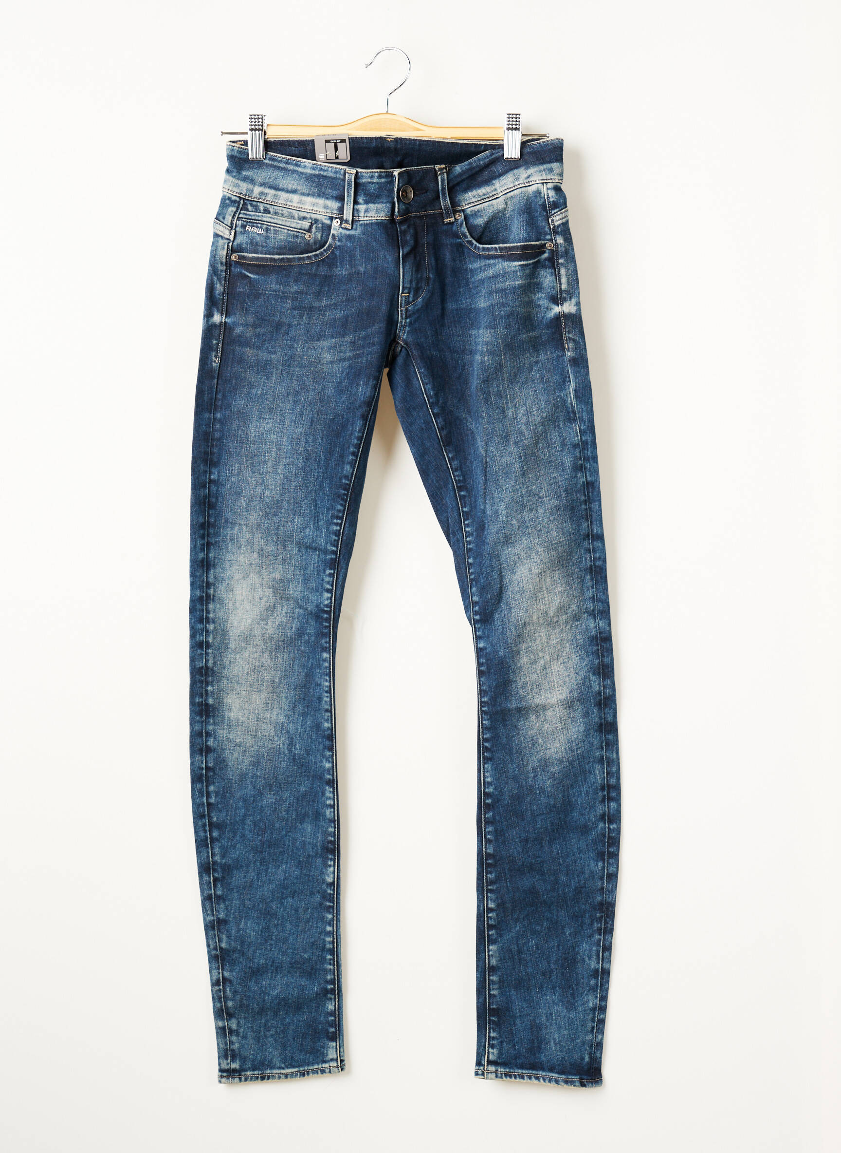 G Star Jeans Coupe Slim Femme couleur bleu