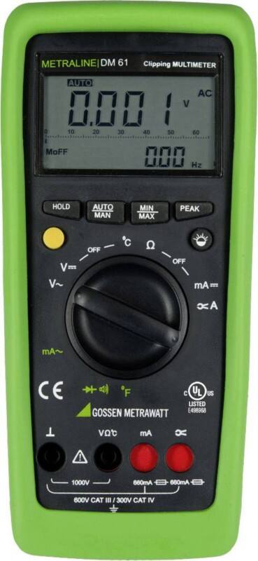 Gossen Metrawatt Tragbares Multimeter M194A Stromversorgung: Batterie Test Typ: Spannung, Strom, Widerstand, Temperatur