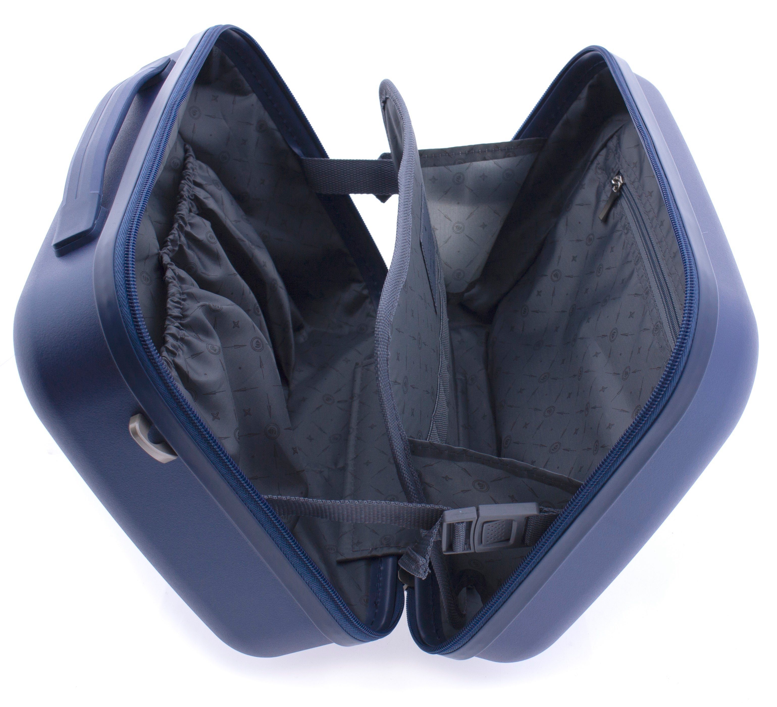 GLADIATOR Beautycase Hartschale - 34x15x27cm - schwarz, blau, grün od. beige