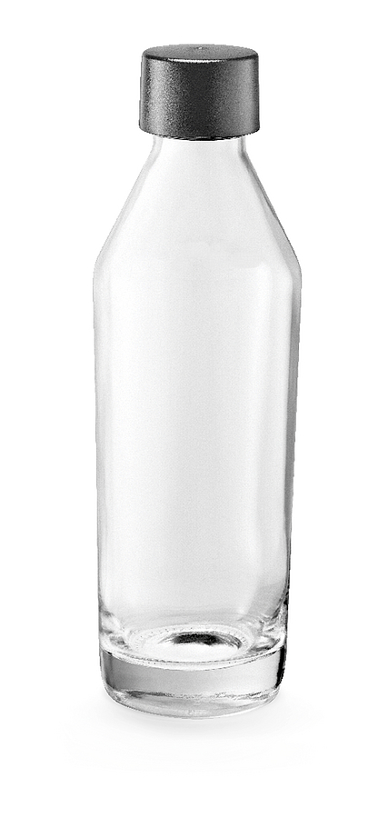 Sodapop Glaskaraffe 700ml inkl. Bottle Shirt grau für JOY & Sharon Up
