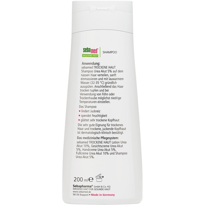 Trockene Haut Shampoo Urea Akut 5%